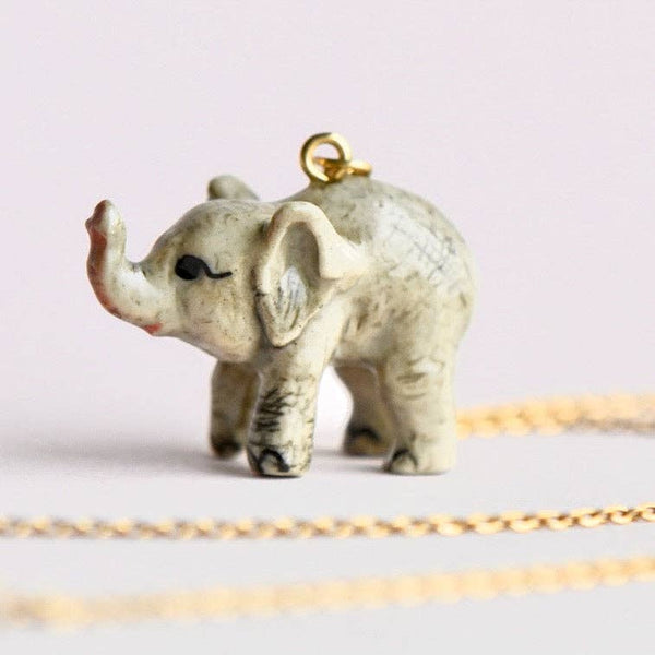Camp Hollow - Baby Elephant Necklace