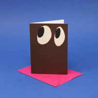 Ark Colour Design - Googly Eye Mini Greetings Card