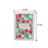 4x6 All around Daisy Edge Zinc Alloy Picture Frame