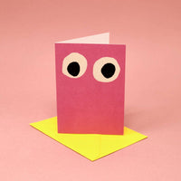 Ark Colour Design - Googly Eye Mini Greetings Card