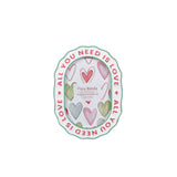 4x6  "ALL YOU NEED IS LOVE"Zinc Alloy Picture Frame
