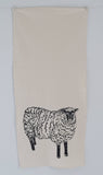 Sheep Tea Towel (Black)