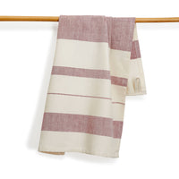 Sustainable Threads - CRANBERRY Kitchen Towel, Handwoven Cotton