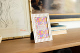 4x6  Double Brick Wall Zinc Alloy Picture Frame