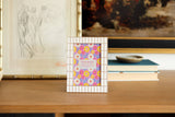 4x6  Double Brick Wall Zinc Alloy Picture Frame