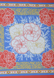 Hearth and Harrow - Peony Bandana - 100% Cotton - Hand Printed - Red