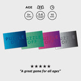 Puzzle-Off The Game | 4 X 81 Piece Gradient Colour Puzzles
