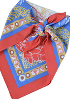 Hearth and Harrow - Peony Bandana - 100% Cotton - Hand Printed - Red