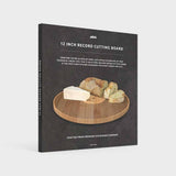 12" Record Bamboo Chopping Board | Sustainable Cutting Board