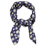 kate austin designs - Frida Light Cotton Bandana in Indigo Pompom