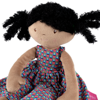 Leota Black Hair with Purple Dress