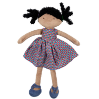 Leota Black Hair with Purple Dress