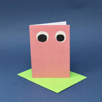 Ark Colour Design - Googly Eye Mini Greetings Card