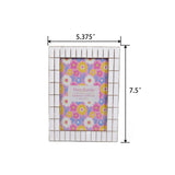 4x6  Double Brick Wall Zinc Alloy Picture Frame