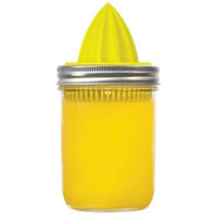 Fox Run Brands - Jarware Juicer Lid for Wide Mouth Mason Jar, Yellow