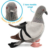 Pepper The Pigeon | 8.5 Inch Stuffed Animal Plush Bird