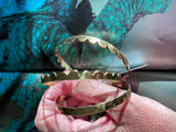 Vesto-Pazzo - BRACELET Scallop Bangle Set-Brass