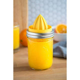 Fox Run Brands - Jarware Juicer Lid for Wide Mouth Mason Jar, Yellow