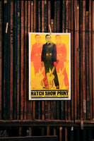 Hatch Show Print - Triple Johnny Cash Poster