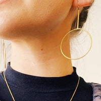 Modern Madini - Long bar hoops