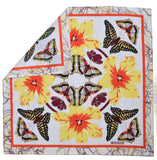 Hearth and Harrow - Butterfly Bandana - 100% Cotton - Pollinator Print - Floral