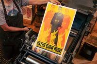 Hatch Show Print - Triple Johnny Cash Poster