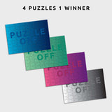Puzzle-Off The Game | 4 X 81 Piece Gradient Colour Puzzles
