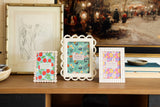 4x6 All around Daisy Edge Zinc Alloy Picture Frame