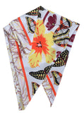 Hearth and Harrow - Butterfly Bandana - 100% Cotton - Pollinator Print - Floral