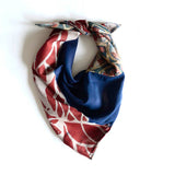 Mixed Print Cotton Silk Bandana Head Scarf | Luna