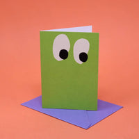 Ark Colour Design - Googly Eye Mini Greetings Card