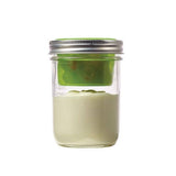 Fox Run Brands - Jarware Snack Pack Lid, Wide Mouth Mason Jar, Green