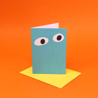 Ark Colour Design - Googly Eye Mini Greetings Card