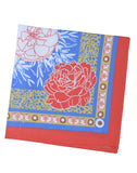 Hearth and Harrow - Peony Bandana - 100% Cotton - Hand Printed - Red