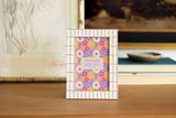 4x6  Double Brick Wall Zinc Alloy Picture Frame