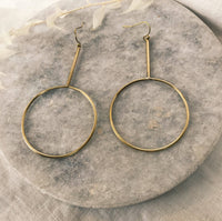 Modern Madini - Long bar hoops