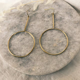 Modern Madini - Long bar hoops