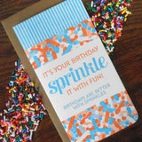 a. favorite design - birthday sprinkle