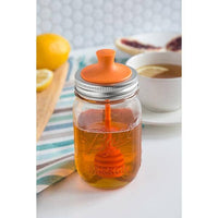 Fox Run Brands - Jarware Honey Dipper Lid for Regular Mouth Mason Jar