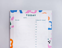 The Completist - Ghost Flower Daily Planner Pad