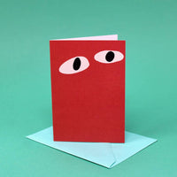 Ark Colour Design - Googly Eye Mini Greetings Card