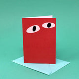 Ark Colour Design - Googly Eye Mini Greetings Card