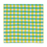 kate austin designs - Frida Light Cotton Bandana in Citrus Gingham