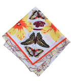 Hearth and Harrow - Butterfly Bandana - 100% Cotton - Pollinator Print - Floral