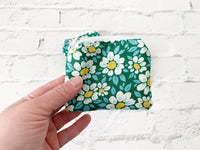 Mangham Made - Small Fabric Pouch, Zipper Pouch, Coin Purse, Coin Pouch