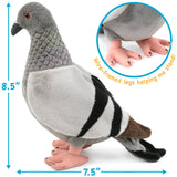 Pepper The Pigeon | 8.5 Inch Stuffed Animal Plush Bird