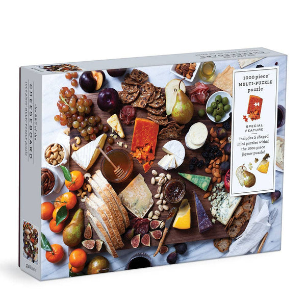 Chronicle Books - Art of the Cheeseboard 1000 Piece Multi-Puzzle Puzzle