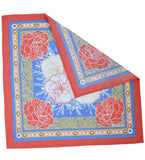 Hearth and Harrow - Peony Bandana - 100% Cotton - Hand Printed - Red