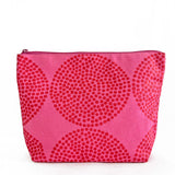 See Design - Travel Pouch Extra Large: Blocks Red