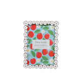4x6 All around Daisy Edge Zinc Alloy Picture Frame